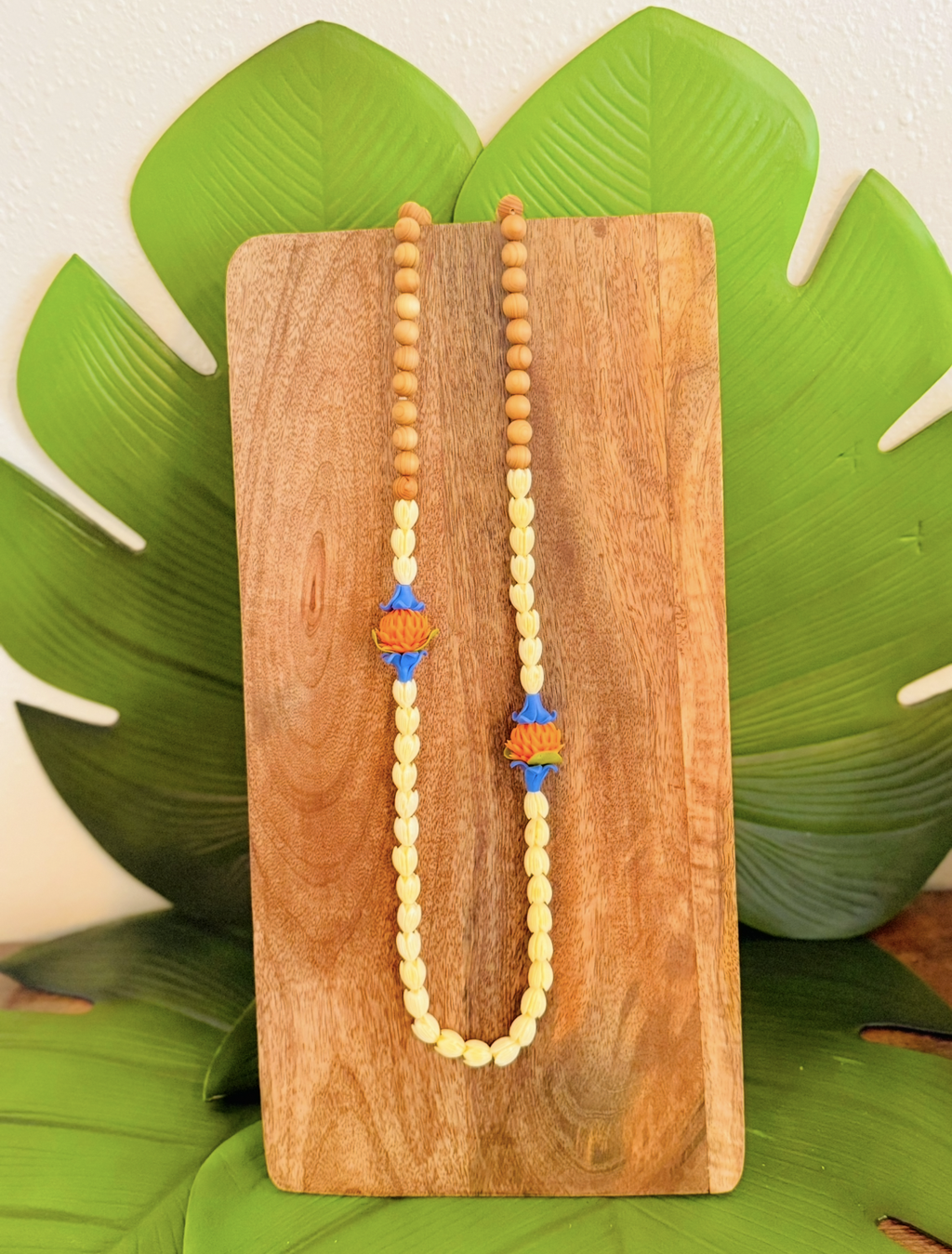 COMING SOON! Blue & Orange Ulu Lei