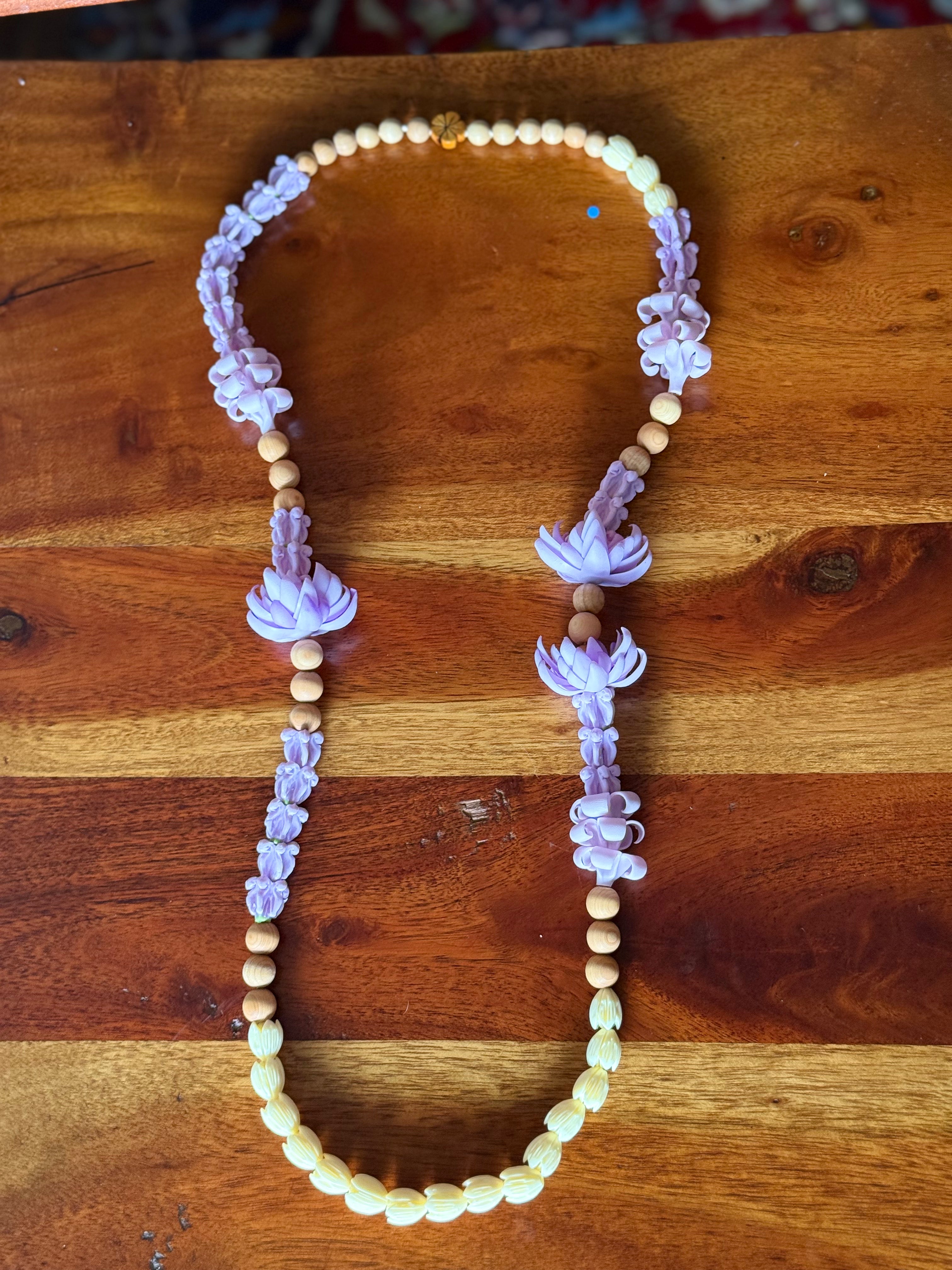 Purple Pua/Crown w/Pikake & Cedar