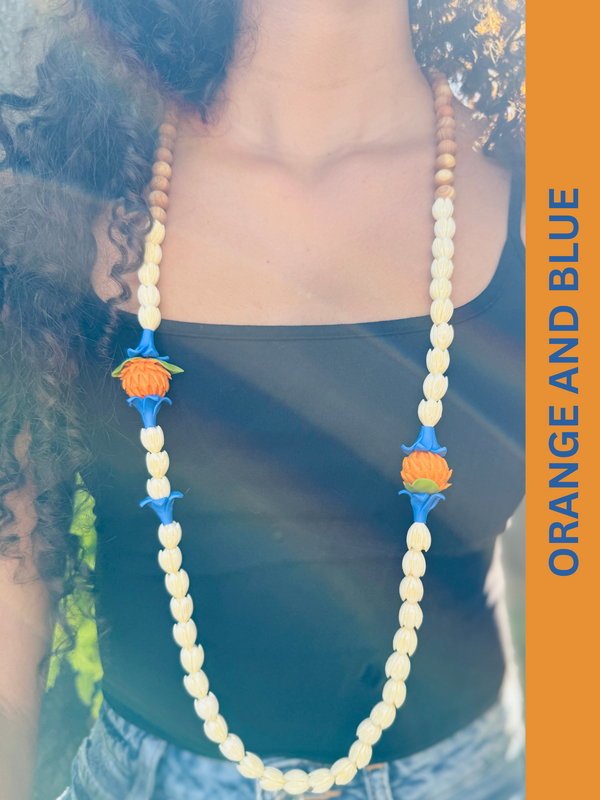 Blue & Orange Ulu Lei
