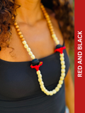 Grad Lei Red and Black